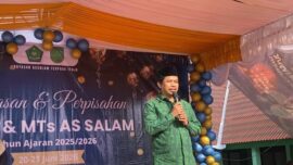 Sekretaris Yayasan As-Salam Tenjo Mas'ud Halimin