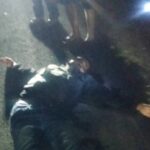 Korban kecelakaan tergeletak di ruas Jalan Bunturaja–Sidikalang, Desa Sosor Lontung, Kabupaten Dairi, usai tertabrak sepeda motor, Sabtu (27/6/2026) malam.