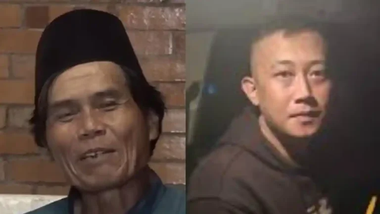 Tangkapan Layat Wajah Ayah Taufik Hidayat dan Taufik Hidayat
