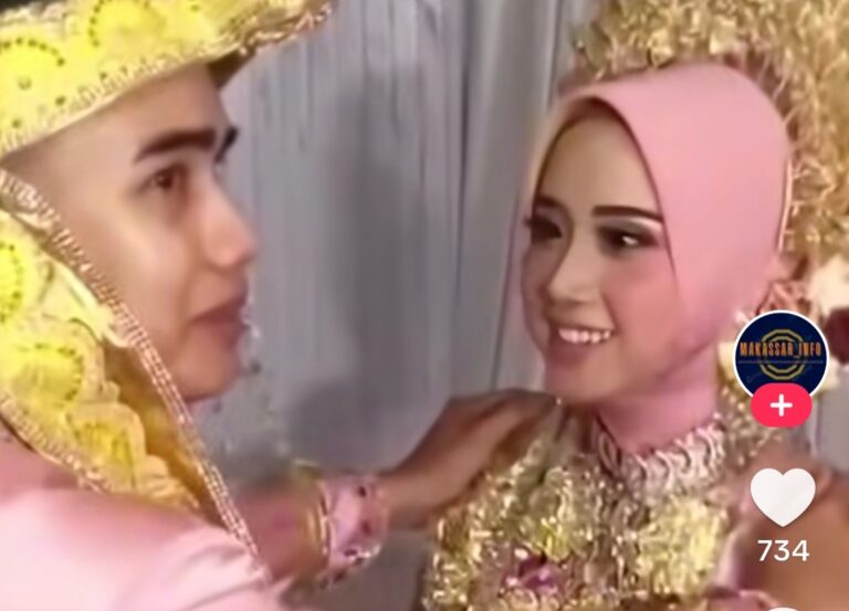 Tangkapan Layar Pengantin di Makassar