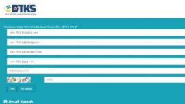 Tampilan website Cek Bansos Kemensos