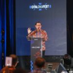 Pemerintah Provinsi (Pemprov) DKI Jakarta meraih Anugerah Daerah Terbaik dalam Membangun Tata Kelola yang Mendengar pada Cita Loka Festival 2026 di Hotel Aryaduta Menteng, Jakarta Pusat, Rabu (24/6). Gubernur DKI Jakarta, Pramono Anung menerima langsung penghargaan itu, dalam sambutannya Pram mengatakan, pembangunan Jakarta tidak hanya berfokus pada infrastruktur fisik, tetapi juga pada kemampuan pemerintah mendengar dan merespons kebutuhan masyarakat.