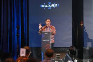 Pemerintah Provinsi (Pemprov) DKI Jakarta meraih Anugerah Daerah Terbaik dalam Membangun Tata Kelola yang Mendengar pada Cita Loka Festival 2026 di Hotel Aryaduta Menteng, Jakarta Pusat, Rabu (24/6). Gubernur DKI Jakarta, Pramono Anung menerima langsung penghargaan itu, dalam sambutannya Pram mengatakan, pembangunan Jakarta tidak hanya berfokus pada infrastruktur fisik, tetapi juga pada kemampuan pemerintah mendengar dan merespons kebutuhan masyarakat.