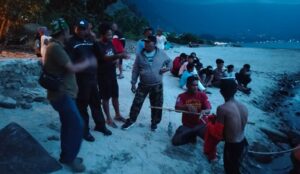 Pencarian korban tenggelam di Danau Toba Kabupaten Dairi Sumut dihentikan sementara, Sabtu (4/7/2026).