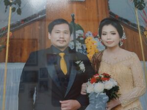 Foto pernikahan Brian Sabat Taruna Capah bersama Hotma Silaen