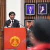 Dr. Moh. Faiz Maulana, M.Si., saat memaparkan disertasinya dalam sidang promosi doktor bidang Antropologi di FISIP UI, Senin (20/7/2026).
