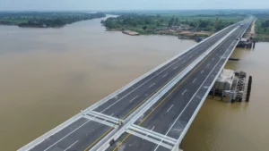 Jembatan Raksasa di Atas Sungai Musi Lulus Uji Keselamatan, Jalan Tol Palembang–Betung Selangkah Lagi Beroperasi