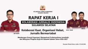 KJI Sulsel Satukan Langkah, Rapat Pemantapan Raker Digelar di Cafe VOC Sidrap