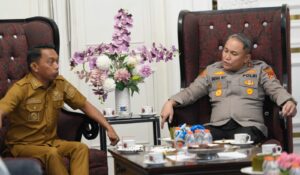 Belum 24 Jam di Sidrap, Kapolres Baru Langsung Menghadap Bupati