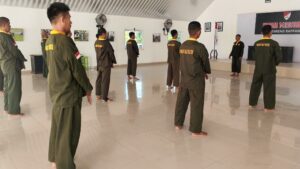 Kodim 1420/Sidrap Tingkatkan Profesionalisme Prajurit Lewat Latihan Rutin Pencak Silat Militer