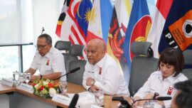 Ketua Umum Persatuan Insinyur Indonesia (PII) Dr-Ing. Ir. Ilham Akbar Habibie, MBA. IPU. ASEAN Eng. yang juga Chairman of ASEAN Federation of Engineering Organizations (AFEO) dalam pertemuan dengan para pemimpin redaksi media di Kantor PII Pusat di Gedung Graha Rekayasa Indonesia, Jakarta, Selasa (4/8/2026).