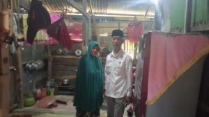 Hidup Bersama Dua Anak di Rumah Tak Layak Huni, Janda di Siawung Disurvei untuk Program Bedah Rumah BAZNAS–Kejari Barru