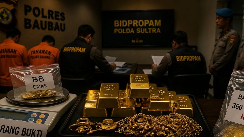 Misteri 360 Gram Emas yang Hilang, Enam Polisi Kini Diperiksa