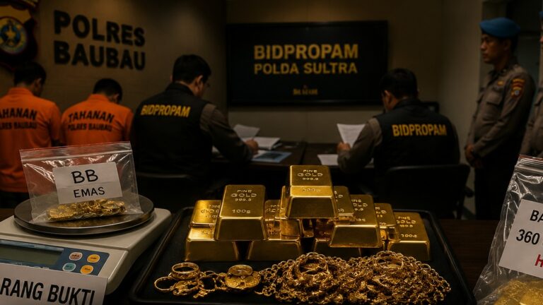 Misteri 360 Gram Emas yang Hilang, Enam Polisi Kini Diperiksa