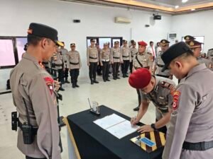 Kasat Reskrim hingga Kapolsek Berganti, Ini Wajah Baru Jajaran Polres Enrekang