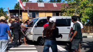 Sidrap Hari Ini: Mobil Tabrak Peserta Gerak Jalan di Kadidi, Pengemudi Diduga Hilang Kesadaran