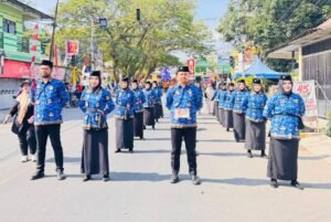 Dikbud Enrekang Juara 1 Gerak Jalan HUT ke-81 RI Tingkat OPD