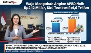 Wajo Mengubah Angka: APBD Naik Rp242 Miliar, Kini Tembus Rp1,6 Triliun