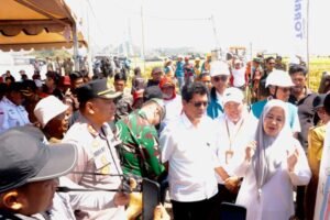 Wagub Sulsel Apresiasi Polres Sidrap, Water Cannon Turun Bantu Sawah Petani