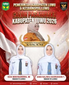 Dari Desa di Luwu ke Mimbar Kemerdekaan, Eza dan Andi Najwa Dipercaya Membawa Sang Saka Merah Putih