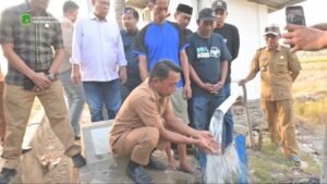 Tiga Titik Sumber Air Selamatkan 29 Hektar Sawah di Sidrap, Bupati Syaharuddin Alrif Terima Kasih ke Prabowo