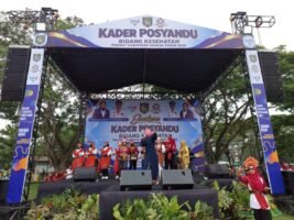 Camel Petir Bawa “Energi” ke Jambore Posyandu Asahan, dari Panggung Hiburan hingga Bicara Seni dan Kesehatan