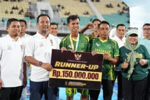 Sidrap Runner-up Piala Gubernur 2026, Bupati Syaharuddin Salut Perjuangan Pemain