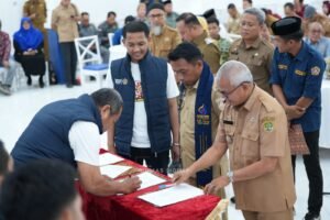 Karang Taruna Kecamatan se-Sidrap Dikukuhkan Komitmen Perkuat Gerakan Sosial Kemasyarakatan
