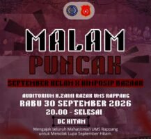 Yuk Hadiri dan Saksikan, HIMPOSIP UMS Rappang Gelar Malam Puncak September Kelam, Tampilkan Ragam Seni Angkat Refleksi Sejumlah Peristiwa