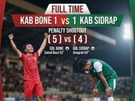 Sidrap Tumbang, Mahkota Pindah! Bone Juara Piala Gubernur Sulsel 2026