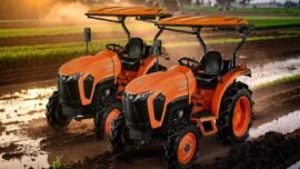 Kubota tractor untuk lahan sawah